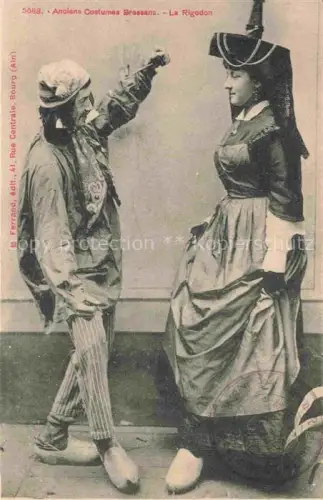 AK / Ansichtskarte BOURG -EN BREssE 01 Ain Ancienne Costumes Bressans La Rigodon