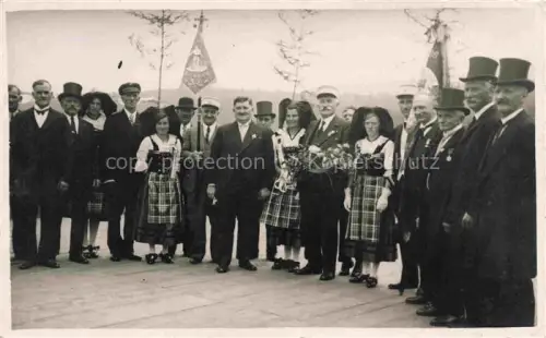 AK / Ansichtskarte Alsace Elsass Region Veranstaltung Gruppenaufnahme