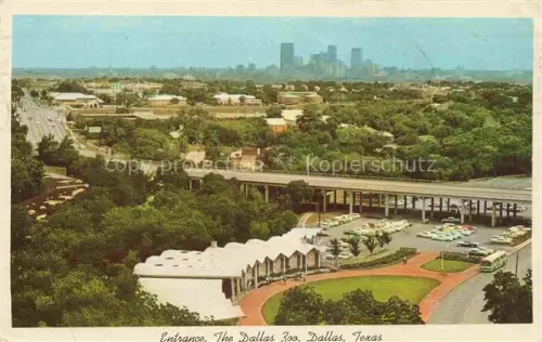 AK / Ansichtskarte DALLAS  Texas USA Entrance The Dallas Zoo