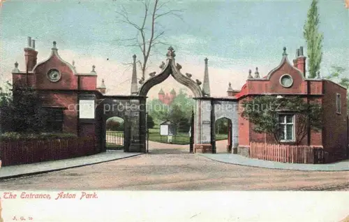 AK / Ansichtskarte Aston Birmingham UK Aston Park The Entrance