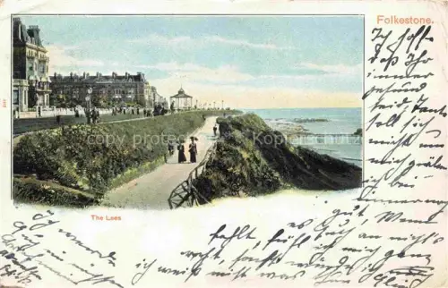 AK / Ansichtskarte FOLKESTONE Shepway Kent UK The Lees