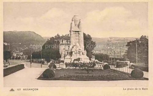 AK / Ansichtskarte BESANCON-LES BAINS 25 Doubs La place de la Gare