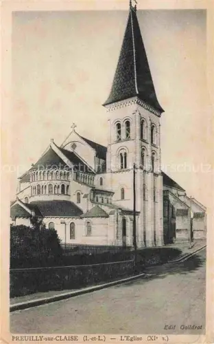 AK / Ansichtskarte Preuilly-sur-Claise LOCHES 37 Indre-et-Loire Eglise