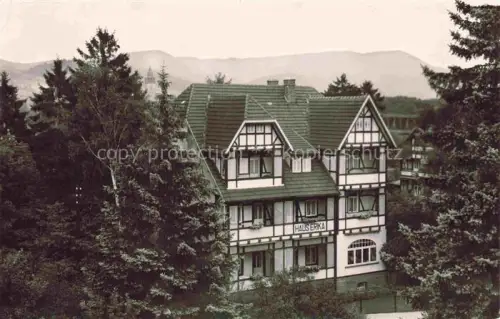 AK / Ansichtskarte BAD SOODEN-ALLENDORF Fremdenheim Haus Erika