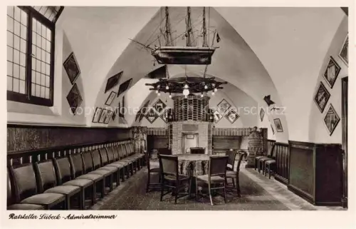 AK / Ansichtskarte LueBECK Ratskeller Admiralszimmer