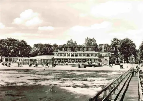 AK / Ansichtskarte ECKERNFoeRDE Ostseebad Kurhaus Seelust Strand Steg