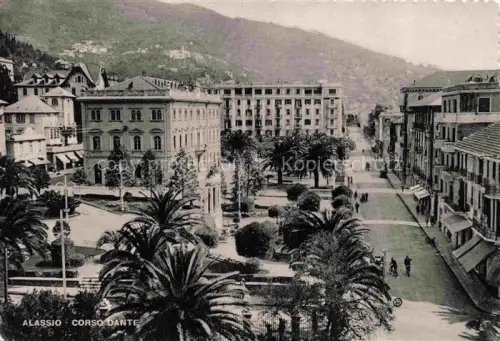 AK / Ansichtskarte ALAssIO Savona Liguria IT Corso Dante