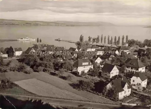 AK / Ansichtskarte Unteruhldingen-Muehlhofen Bodensee Fliegeraufnahme