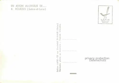 AK / Ansichtskarte Ecuisses Chalon-sur-Saone 71 Saone-et-Loire Vue générale aérienne