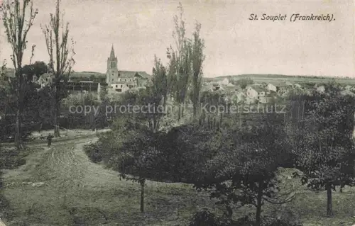 AK / Ansichtskarte St-Souplet-sur-Py REIMS 51 Marne Vue générale