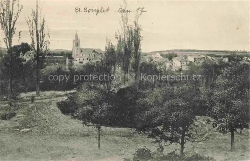 AK / Ansichtskarte St-Souplet-sur-Py REIMS 51 Marne Vue générale et l'église Feldpost