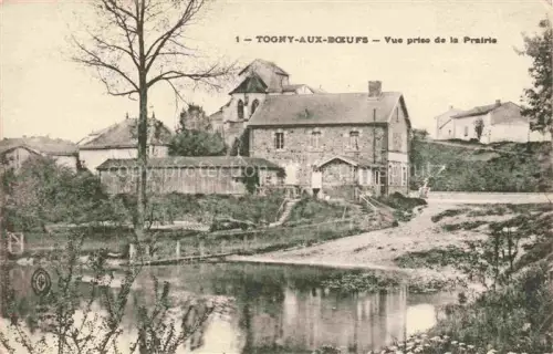 AK / Ansichtskarte Togny-aux-Boeufs Chalons-en-Champagne 51 Marne Vue prise de la Prairie