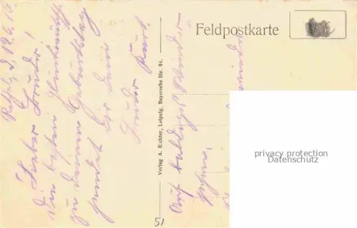 AK / Ansichtskarte Ripont REIMS 51 Marne Kirche Ruinen Truemmer 1. Weltkrieg Feldpost