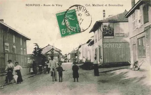 AK / Ansichtskarte Sompuis Vitry-le-Francois 51 Marne Route de Vitry Col. Maillard et Bourcellier