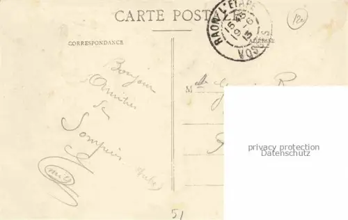 AK / Ansichtskarte Sompuis Vitry-le-Francois 51 Marne Route de Vitry Col. Maillard et Bourcellier