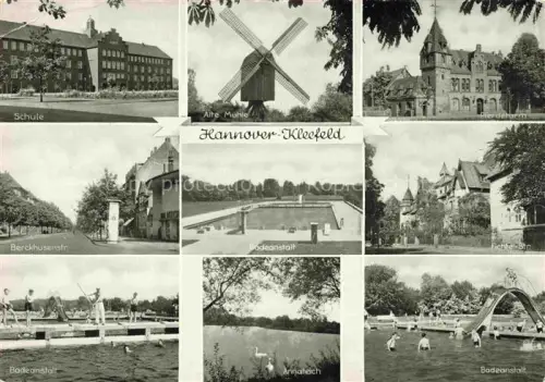 AK / Ansichtskarte Kleefeld  HANNOVER Schule Alte Muehle Pferdeturm Berckhusenstr Badeanstalt Fichtestr Annateich Freibad
