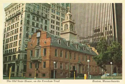 AK / Ansichtskarte BOSTON  Massachusetts USA The Old State House on the Freedom Trail