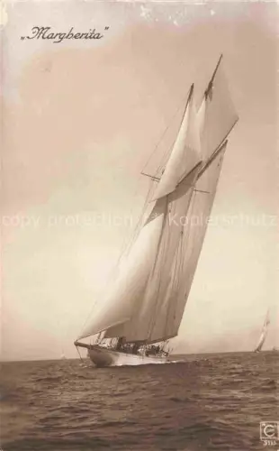 AK / Ansichtskarte Segelboote Segelschiffe Sailing Voile Vela-- Margherita Carstens Hamburg 