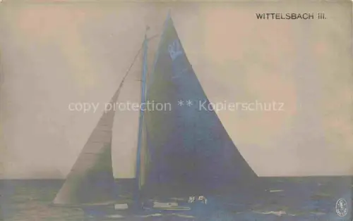 AK / Ansichtskarte Segelboote Segelschiffe Sailing Voile Vela-- Wittelsbach Dresden 