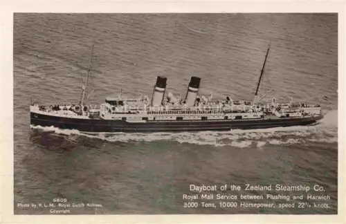 AK / Ansichtskarte Dampfer Binnenschifffahrt Dayboeat Zeeland Steamshio Co.