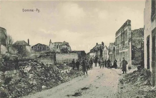 AK / Ansichtskarte Somme-Py-Tahure Sainte-Menehould 51 Marne Ruines Grande Guerre Truemmer 1. Weltkrieg Karte Nr. 276
