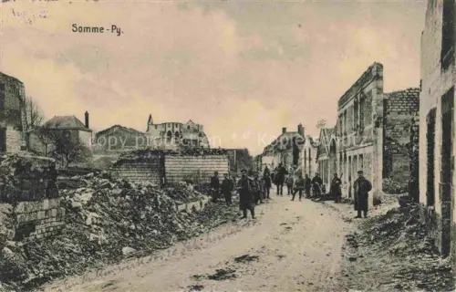 AK / Ansichtskarte Somme-Py-Tahure Sainte-Menehould 51 Marne Ruines Grande Guerre Truemmer 1. Weltkrieg Karte Nr. 276