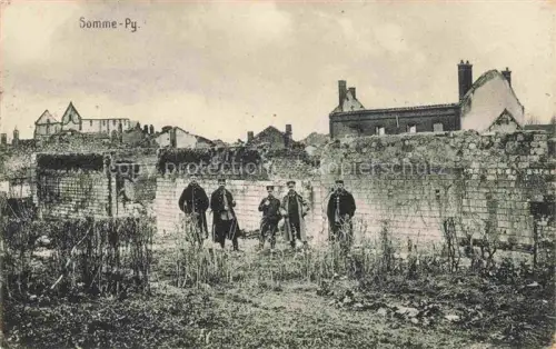AK / Ansichtskarte Somme-Py-Tahure Sainte-Menehould 51 Marne Ruines Grande Guerre Truemmer 1. Weltkrieg