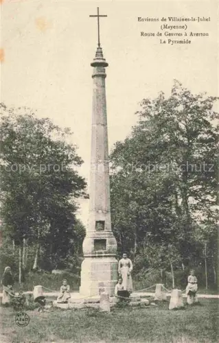 AK / Ansichtskarte Villaines-la-Juhel MAYENNE 53 Mayenne Route de Gesvres à Averton la Pyramide