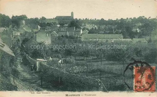 AK / Ansichtskarte Montsurs LAVAL 53 Mayenne Panorama