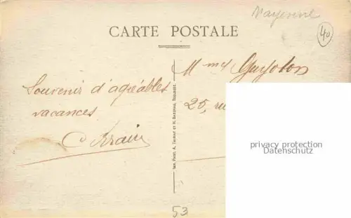 AK / Ansichtskarte Montsurs LAVAL 53 Mayenne Panorama