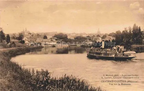 AK / Ansichtskarte Chateau-Gontier 53 Mayenne Bateau sur la Mayenne