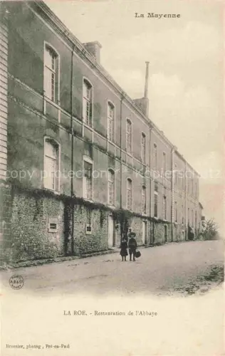 AK / Ansichtskarte La Roe Chateau-Gontier 53 Mayenne Restauration de l'Abbaye