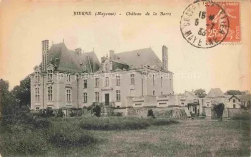 AK / Ansichtskarte Bierne Chateau-Gontier 53 Mayenne Château de la Barre