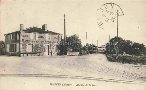 AK / Ansichtskarte Suippes Chalons-en-Champagne 51 Marne Avenue de la Gare