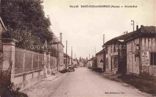 AK / Ansichtskarte Saint-Ouen-et-Domprot Vitry-le-Francois 51 Marne Grande Rue