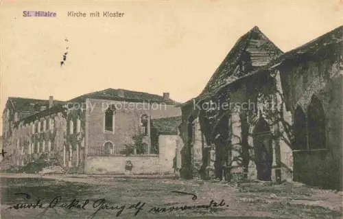 AK / Ansichtskarte St-Hilaire-le-Petit REIMS 51 Marne Kirche mit Kloster