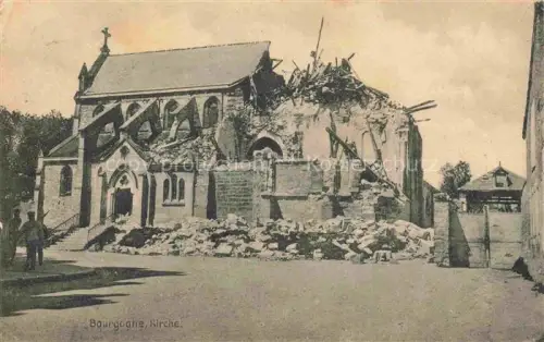 AK / Ansichtskarte Bourgogne REIMS 51 Marne Eglise Ruines Grande Guerre Kirche Truemmer 1. Weltkrieg Karte Nr. 705