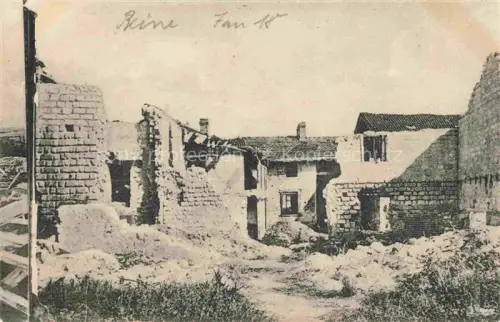AK / Ansichtskarte Beine -Nauroy REIMS 51 Marne Ruines Grande Guerre Truemmer 1. Weltkrieg