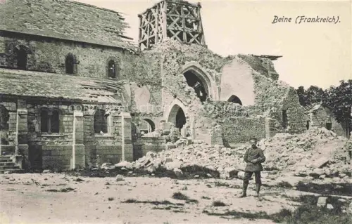 AK / Ansichtskarte Beine -Nauroy REIMS 51 Marne Ruines Grande Guerre Truemmer 1. Weltkrieg