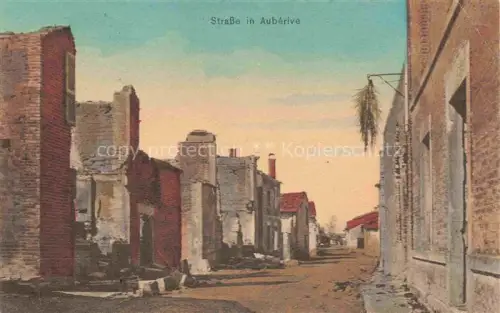 AK / Ansichtskarte Auberive-sur-Suippe REIMS 51 Marne Ruines Grande Guerre Truemmer 1. Weltkrieg