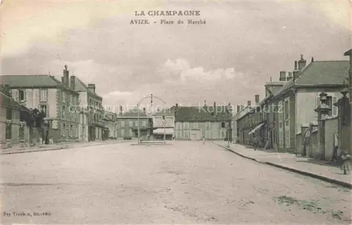 AK / Ansichtskarte Avize Epernay 51 Marne Place du Marché