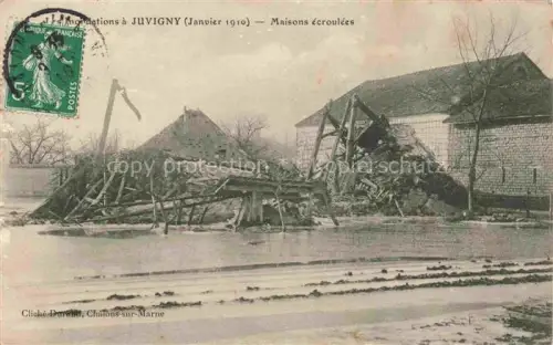 AK / Ansichtskarte Juvigny Chalons-en-Champagne 51 Marne Maisons écroulées