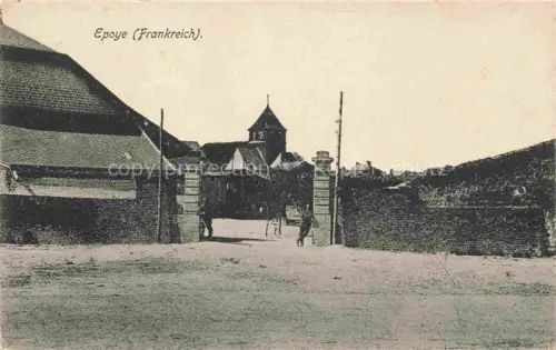 AK / Ansichtskarte Epoye REIMS 51 Marne Entrée du village Eglise