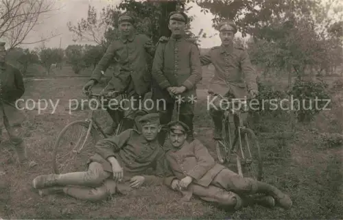 AK / Ansichtskarte Militaria WK1 Fahrradkompagnie