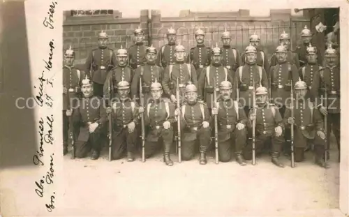AK / Ansichtskarte TRIER WK1 Gruppenfoto 27. Pionier Bataillon