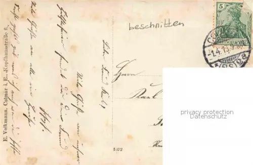 AK / Ansichtskarte COLMAR 68 Haut-Rhin Gruppenfoto Escadron Dragoner Regiment 14 WK1