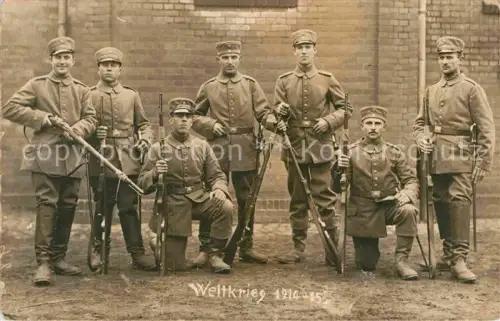 AK / Ansichtskarte LEIPZIG Kaserne Gruppenfoto WK1 Langwaffen