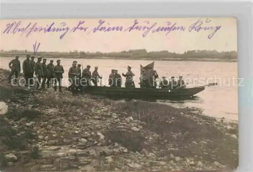 AK / Ansichtskarte Krim Crimea WK1 Soldaten Boot