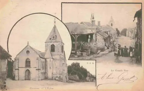 AK / Ansichtskarte Germaine Epernay 51 Marne Grande Rue Eglise