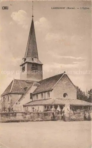 AK / Ansichtskarte Larzicourt Vitry-le-Francois 51 Marne Eglise Kirche